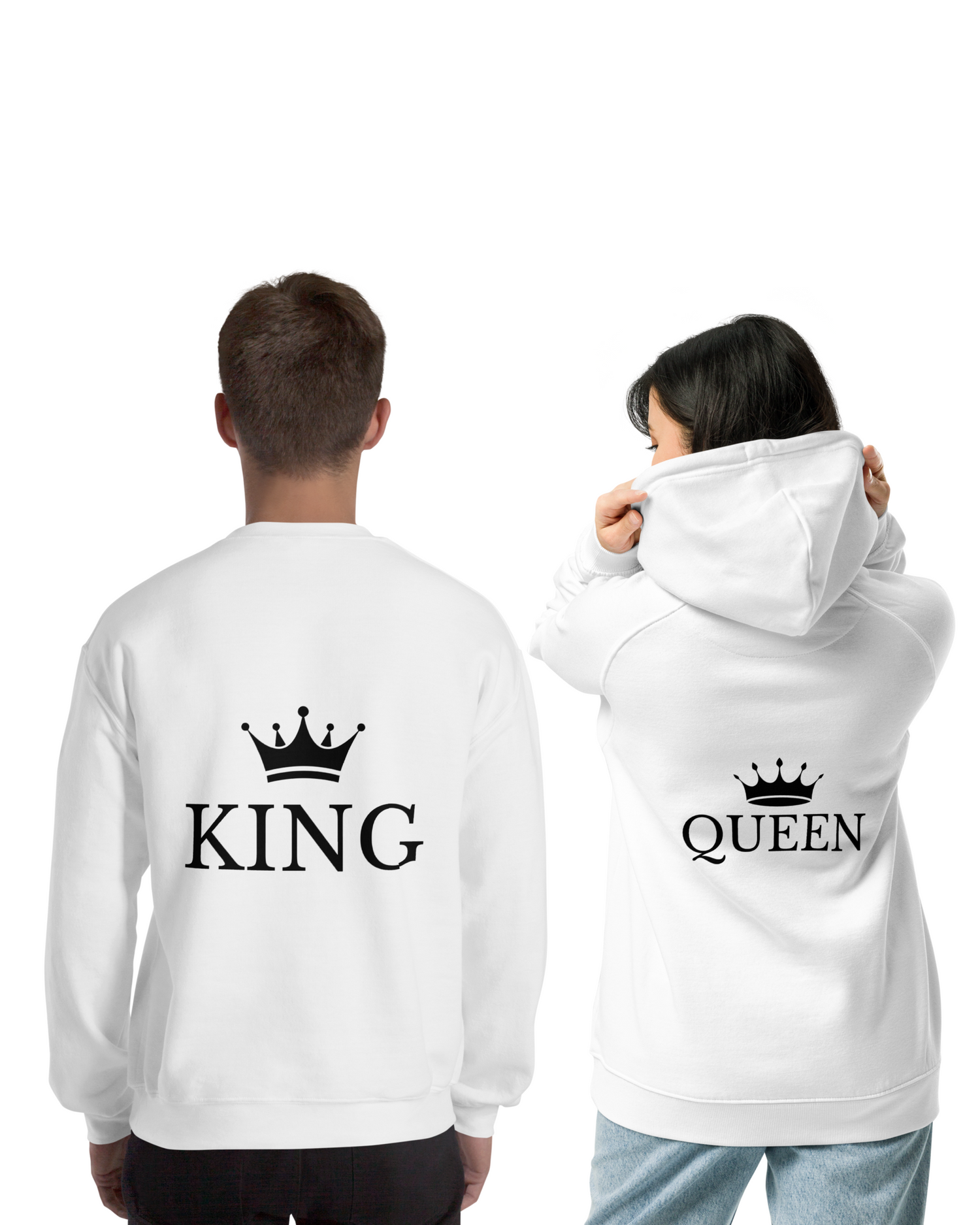 "Queen" and "King" Duo Hoodies