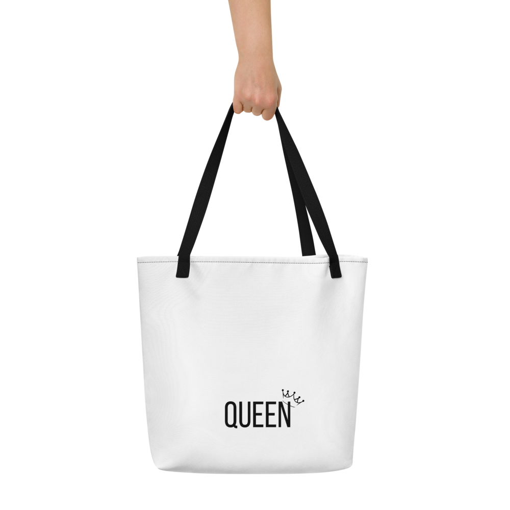 White Queen Large Tote Bag