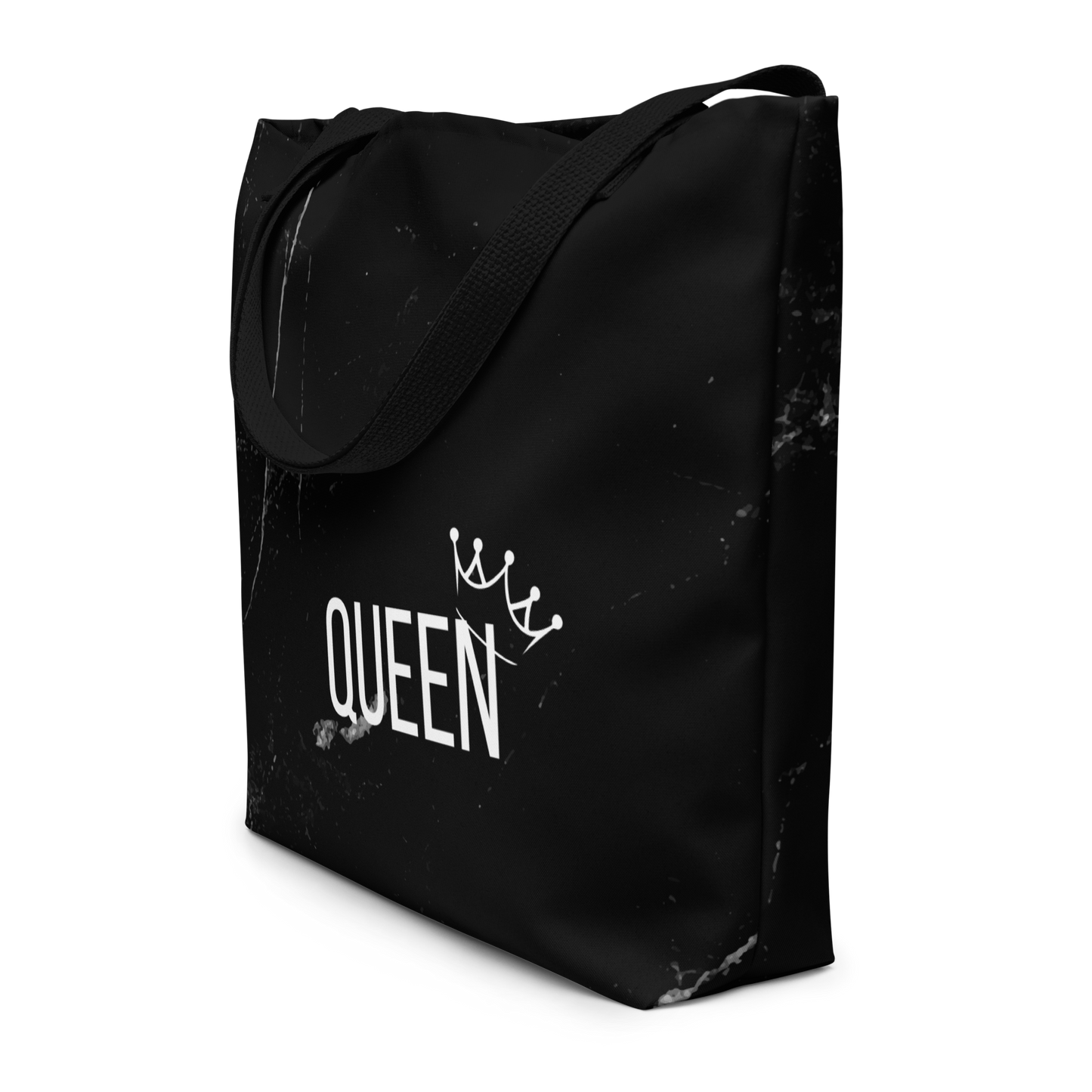 Black Queen Large Tote Bag