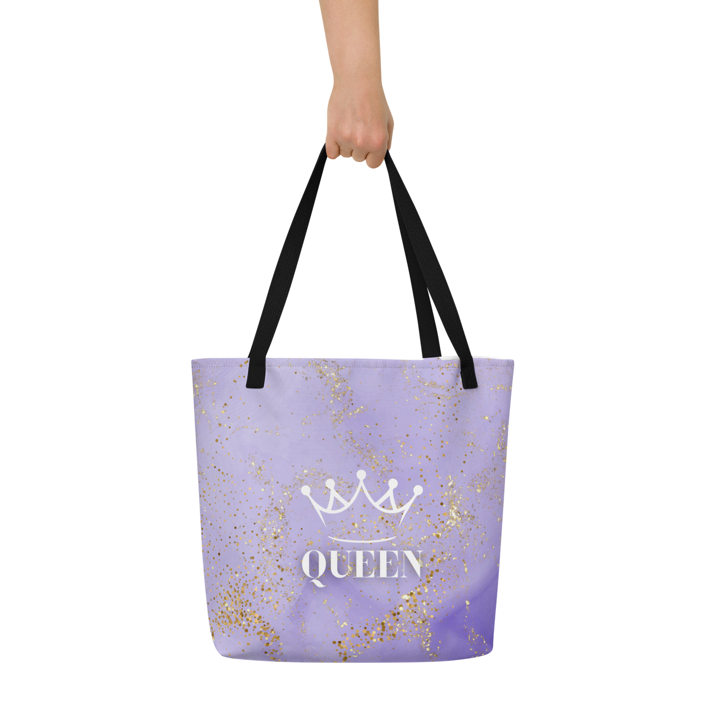 Violet Queen Large Tote Bag