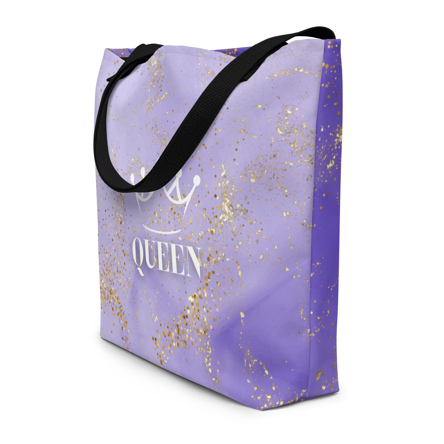 Violet Queen Large Tote Bag