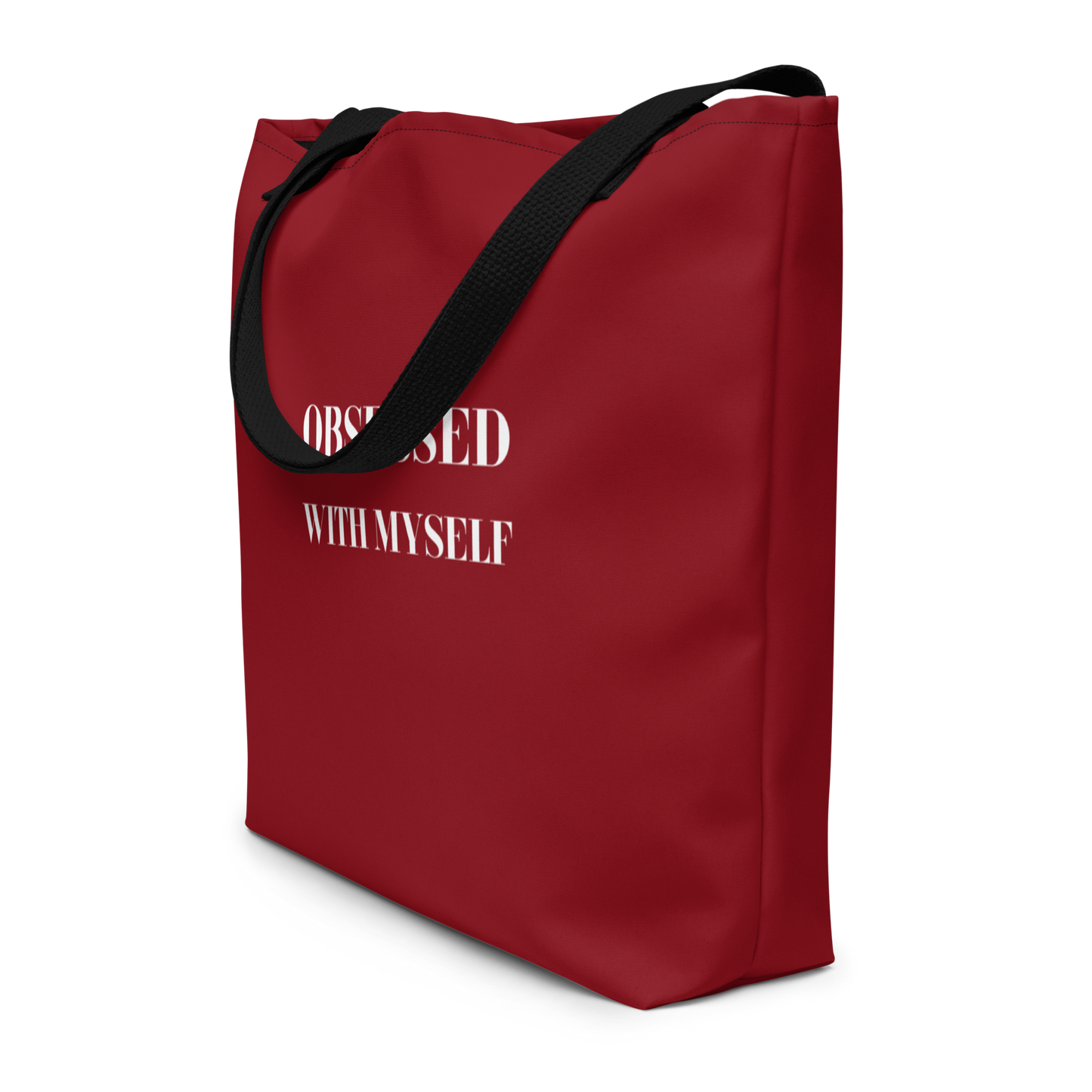 OBSESSED Large Tote Bag