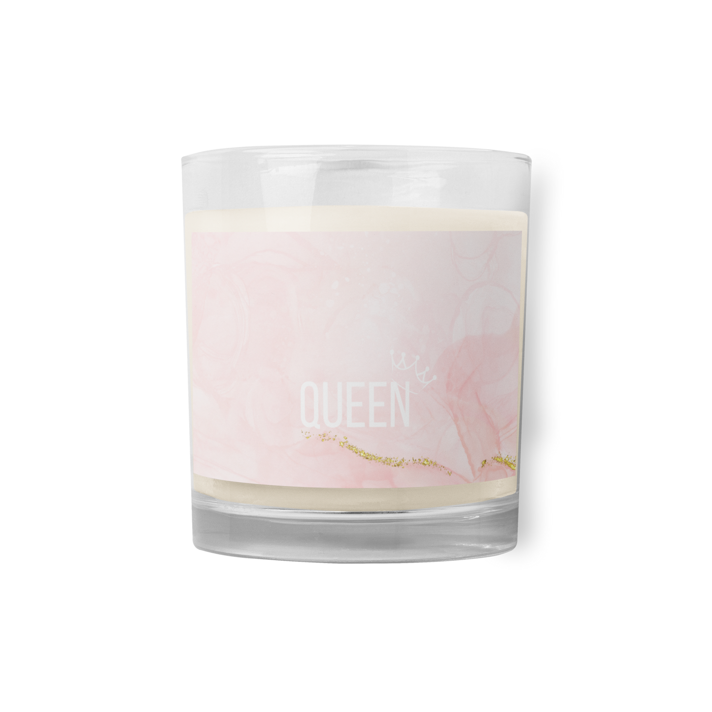 Rose Queen Glass jar soy wax candle