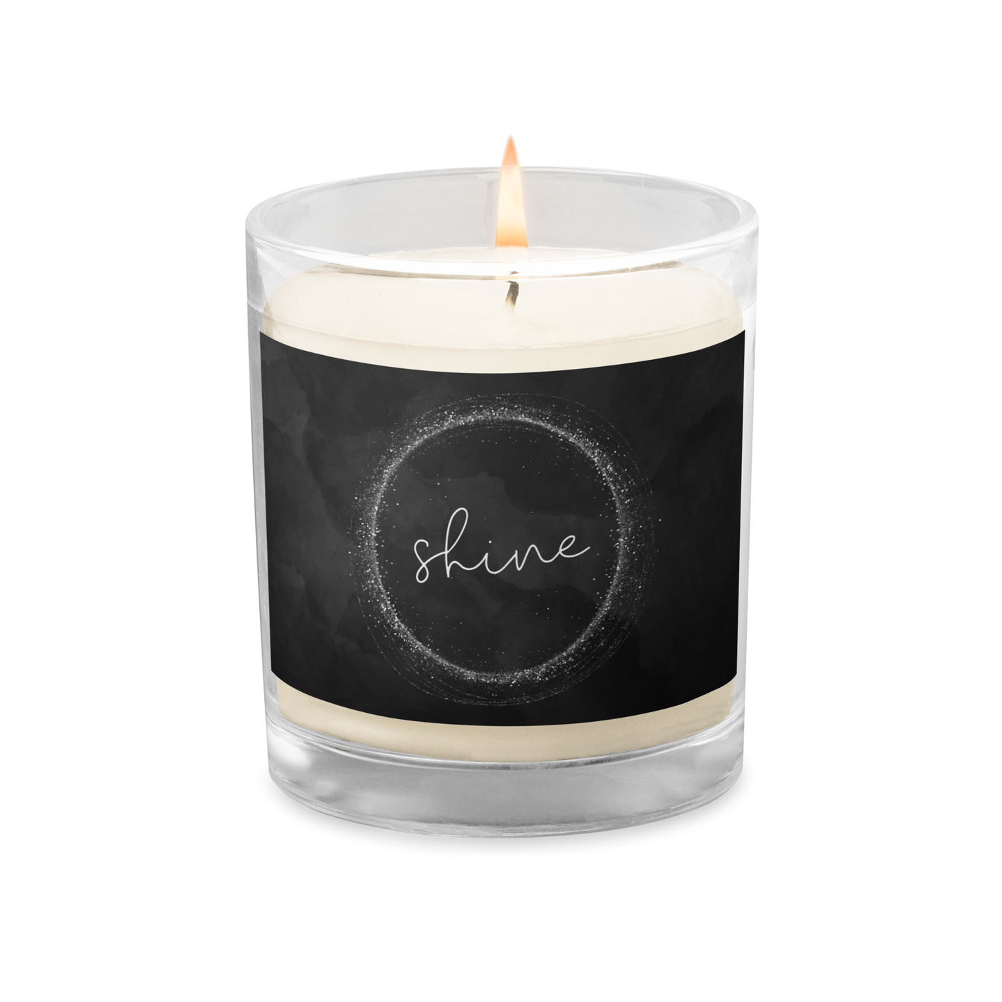 SHINE Glass jar soy wax candle