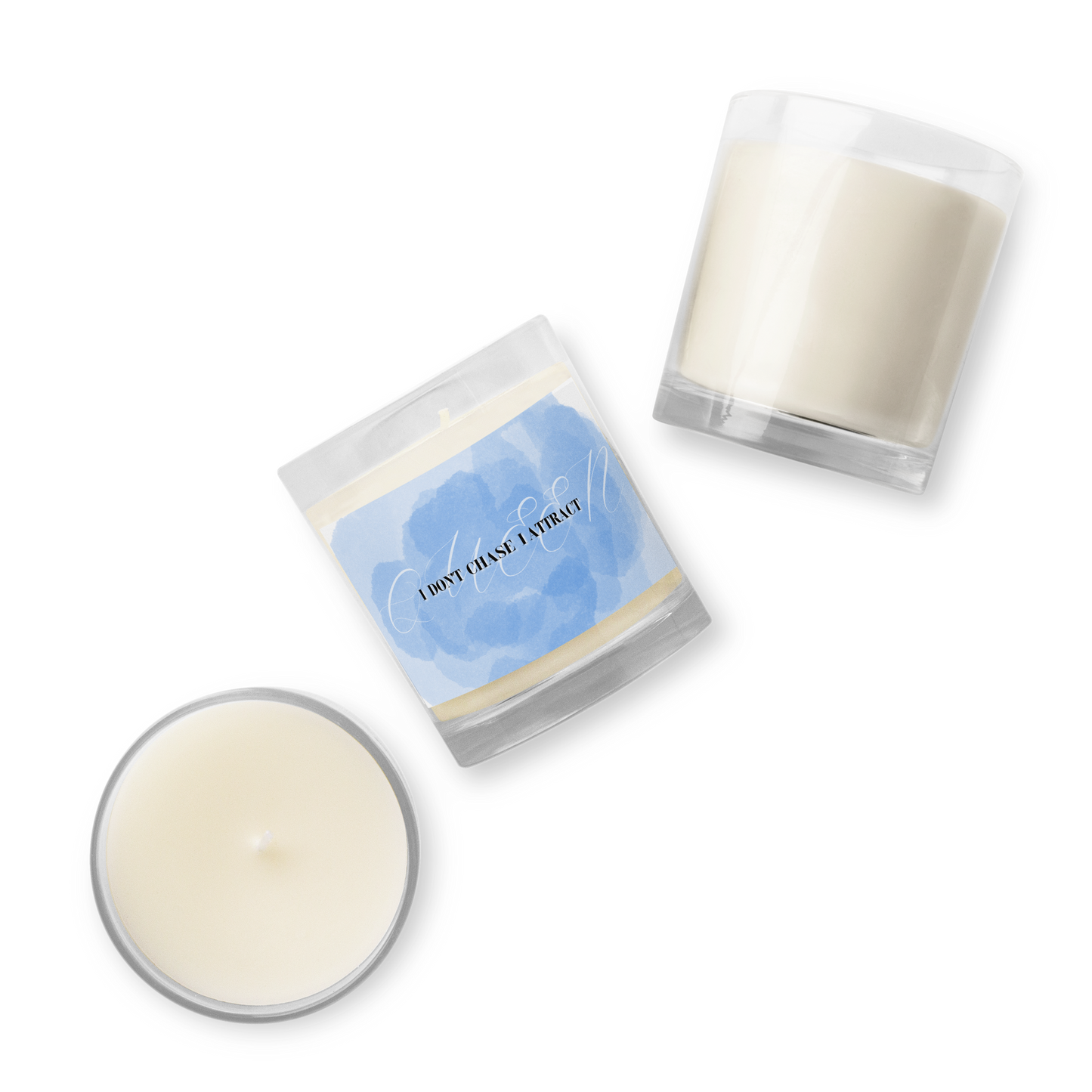 ATTRACT Glass jar soy wax candle