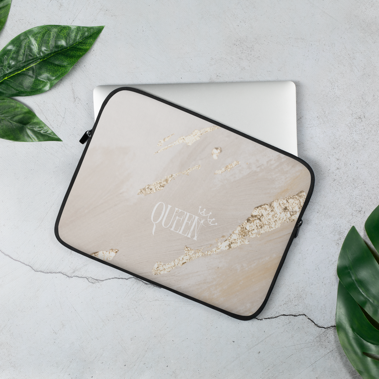 Gold Queen Laptop Sleeve