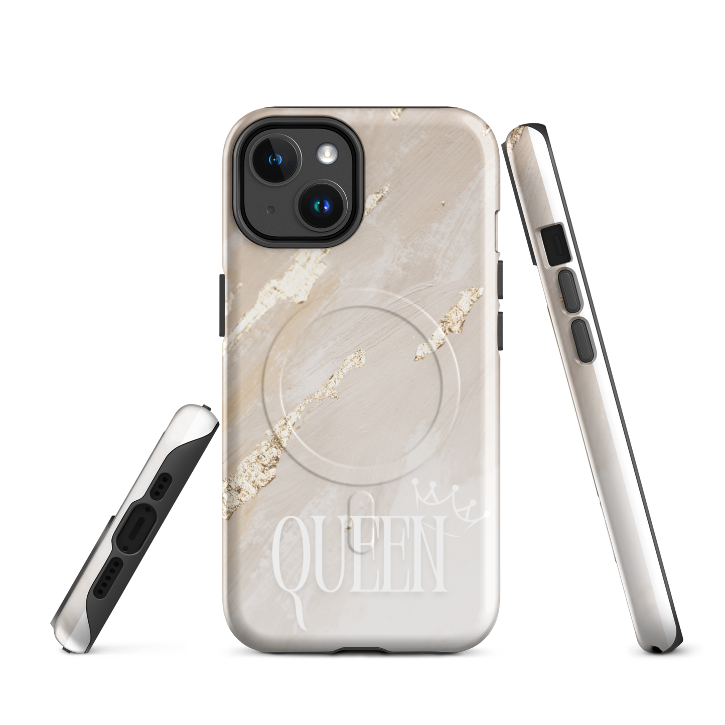 Gold Queen MagSafe® case for iPhone®