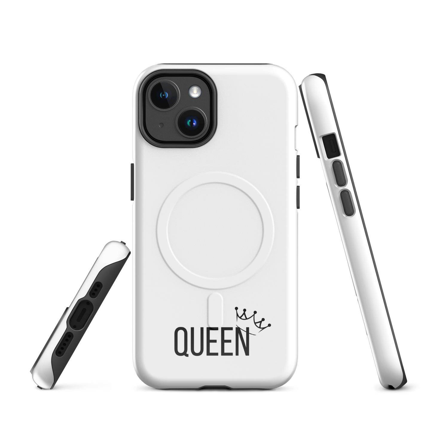 White Queen MagSafe® tough case for iPhone®