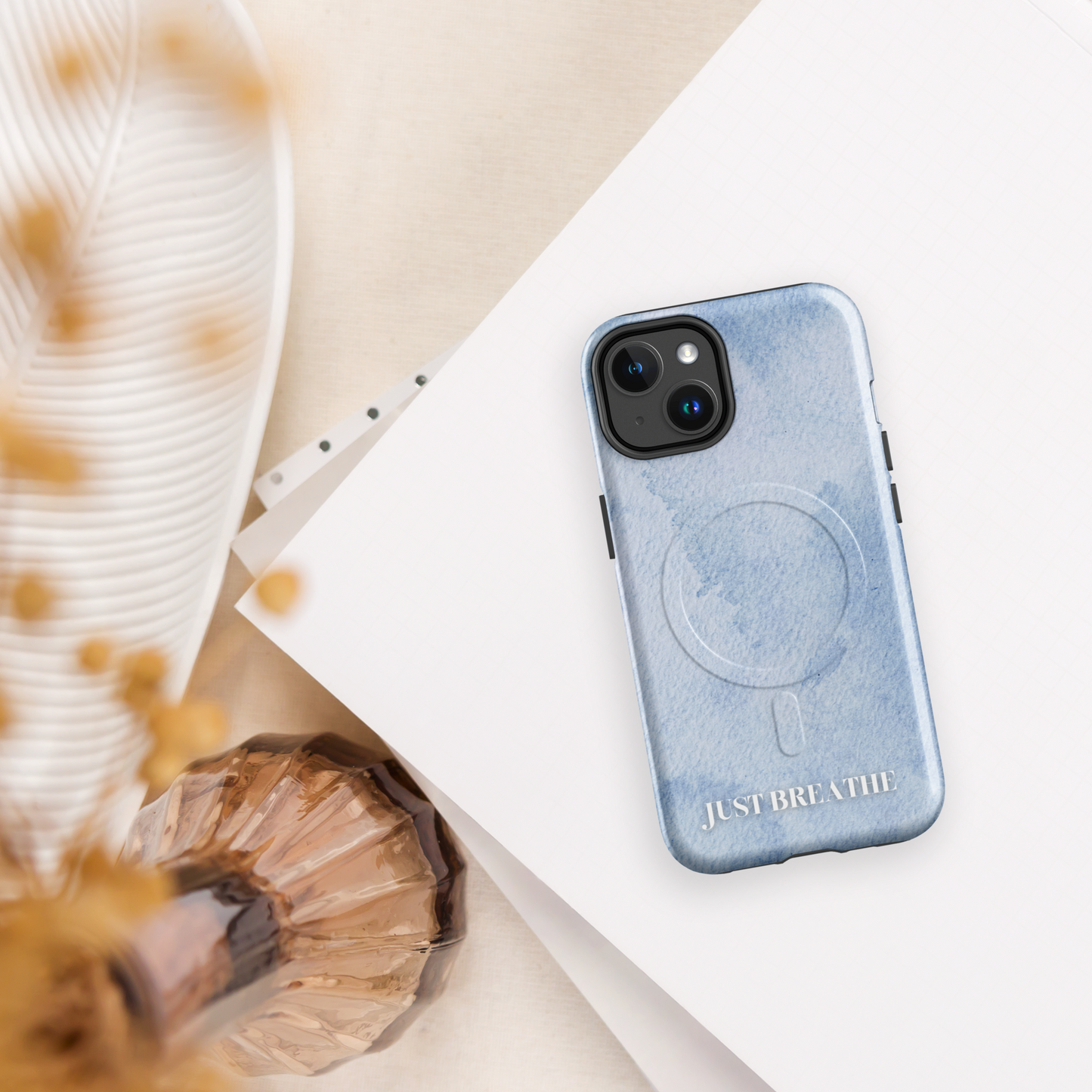 Just Breathe - ocean MagSafe® tough case for iPhone®