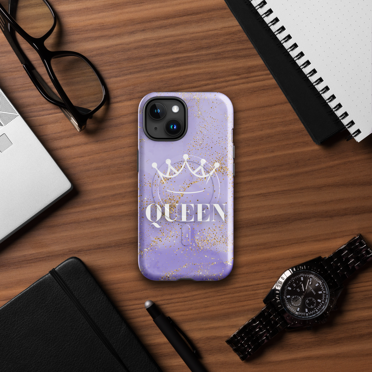 Violet Queen MagSafe® tough case for iPhone®