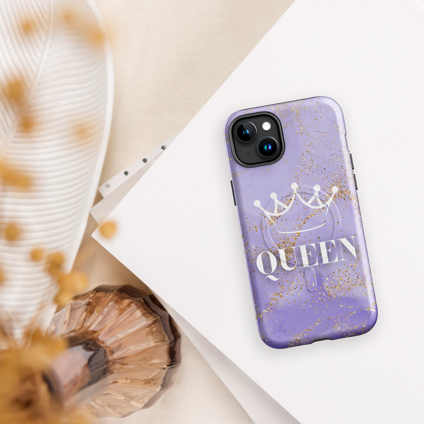 Violet Queen MagSafe® tough case for iPhone®