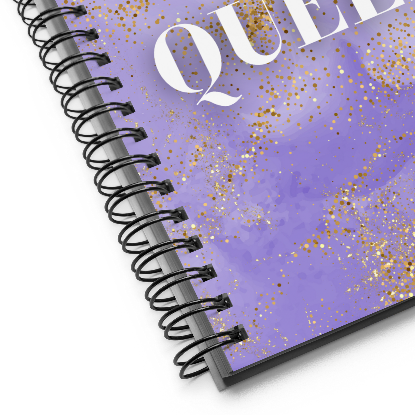 Violet Queen Spiral notebook