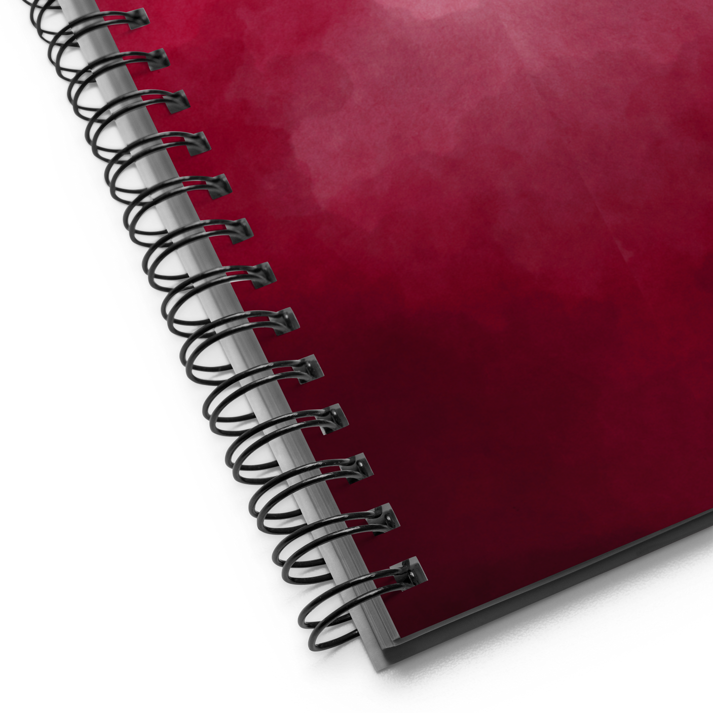 Breathe - Burgundy Spiral notebook