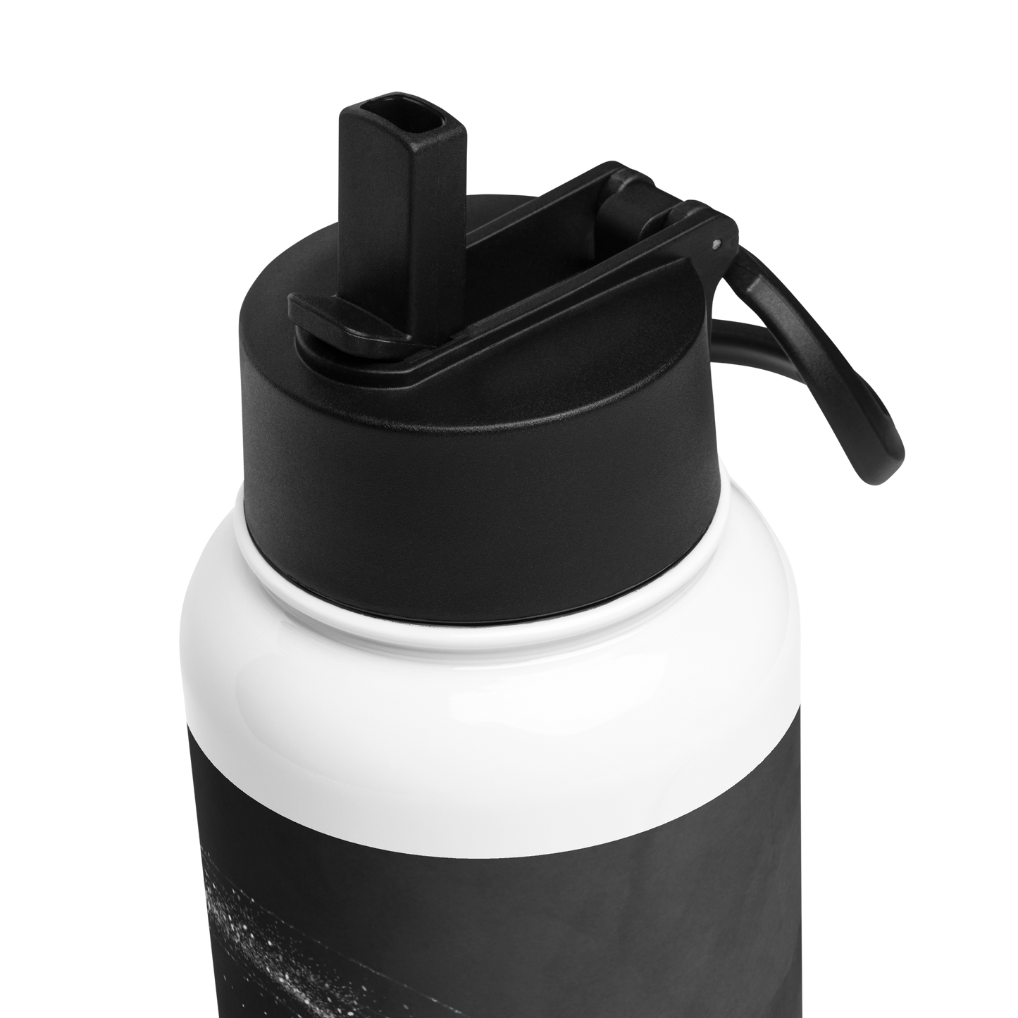 SHINE Stainless steel water bottle with a straw lid