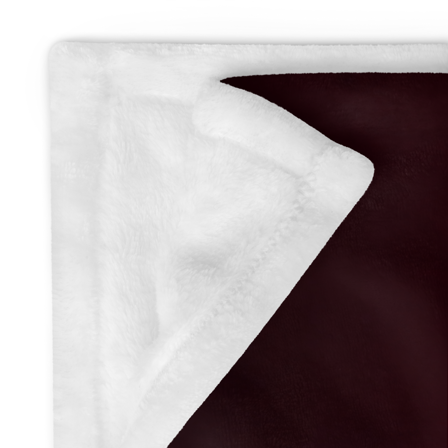 Just Breathe - burgundy Throw Blanket