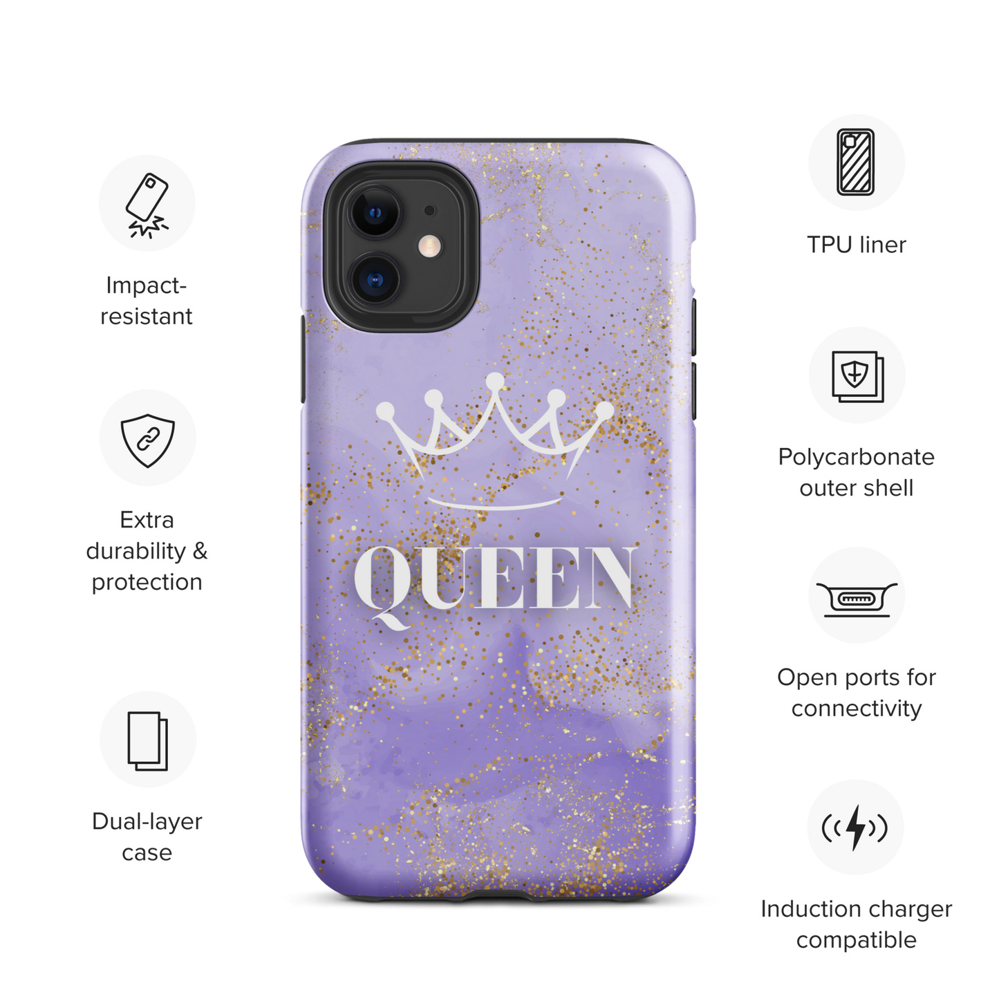 Violet Queen Case for iPhone®