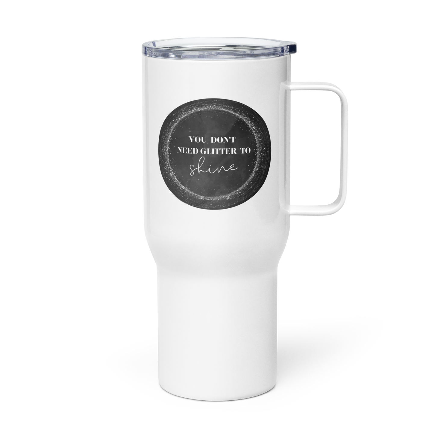 SHINE Travel mug with a handle