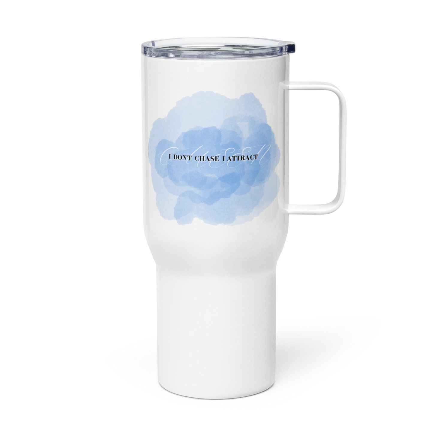 ATTRACT Travel mug with a handle