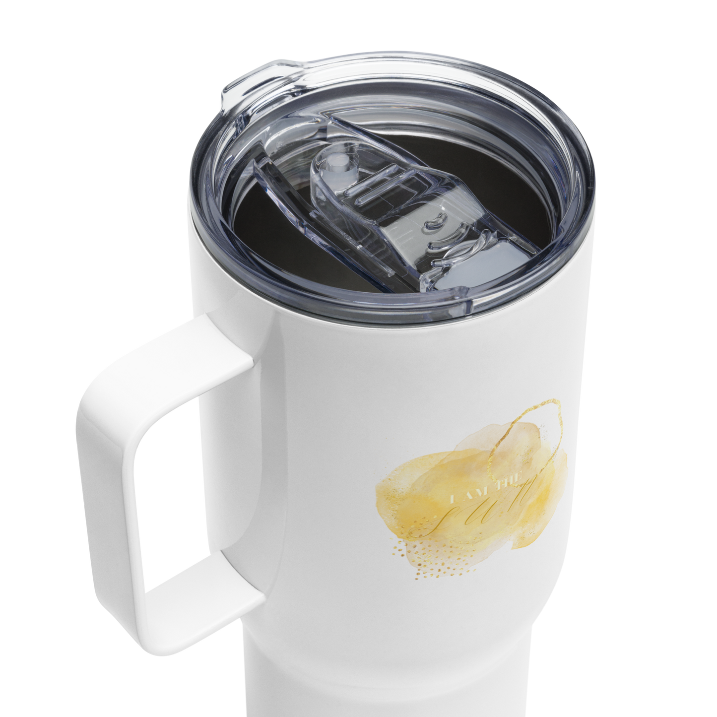 SUN Travel mug with a handle