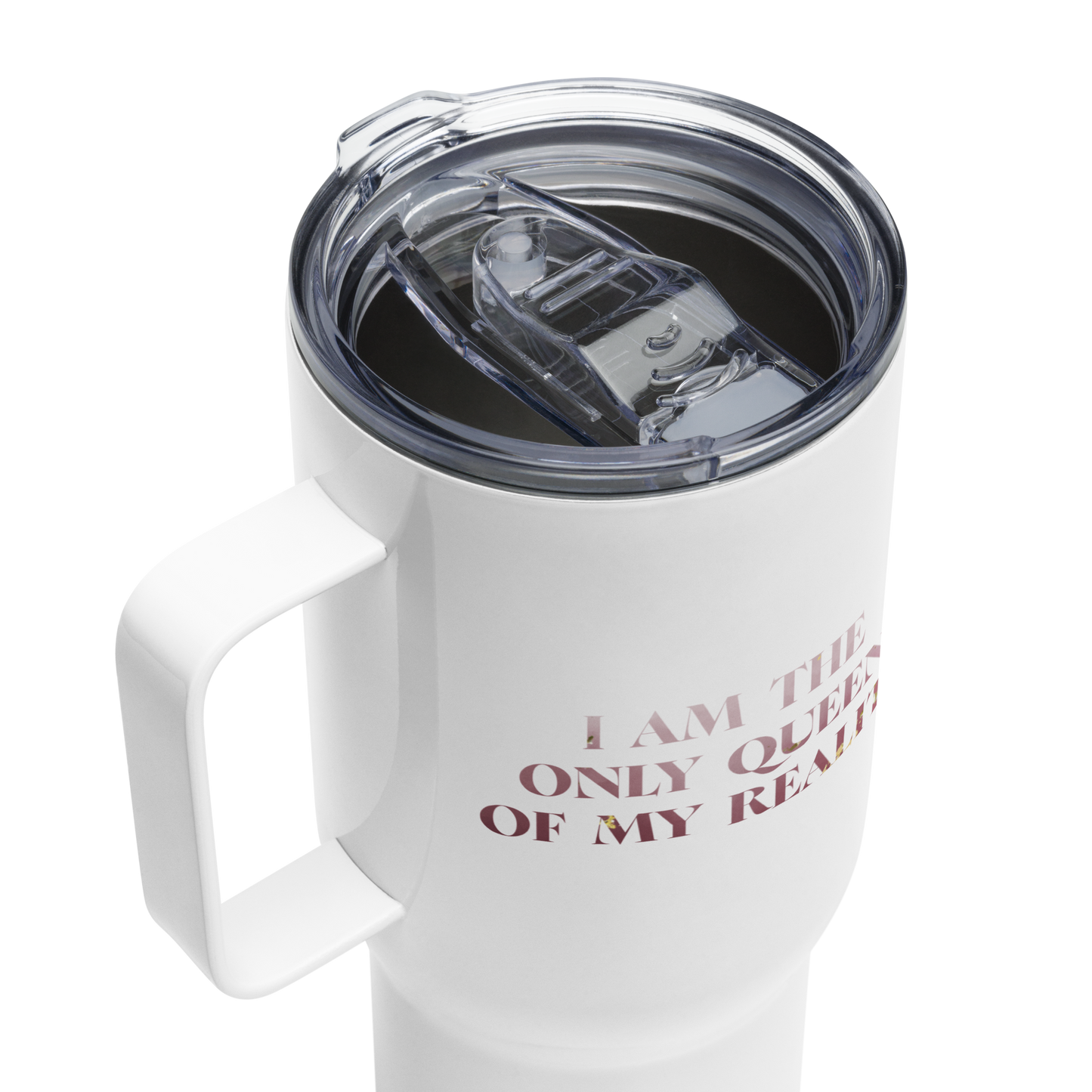 ONLY QUEEN Travel mug with a handle