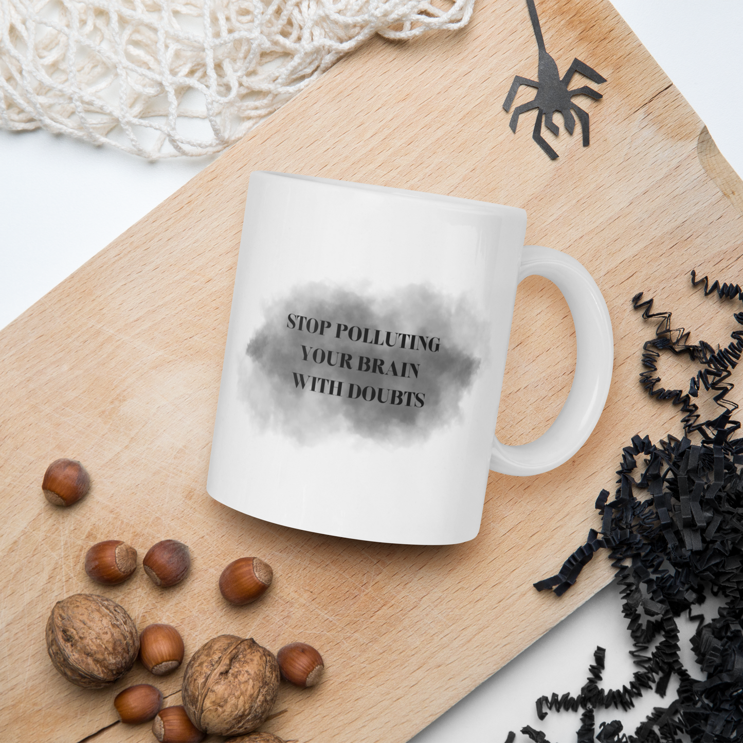 DOUBTS glossy mug