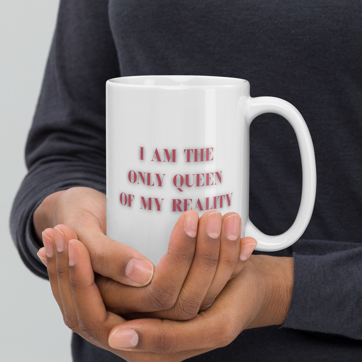 ONLY QUEEN glossy mug