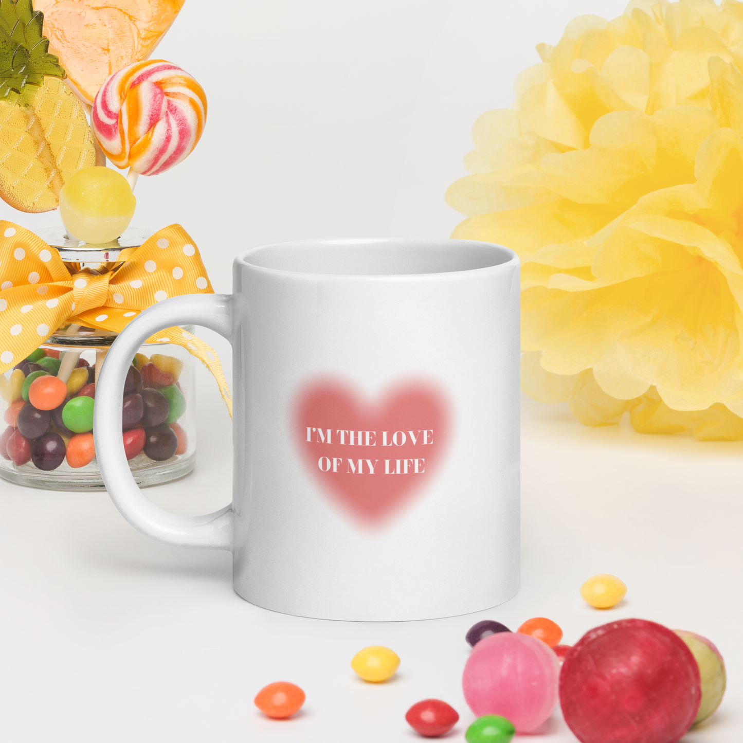 LOVE glossy mug