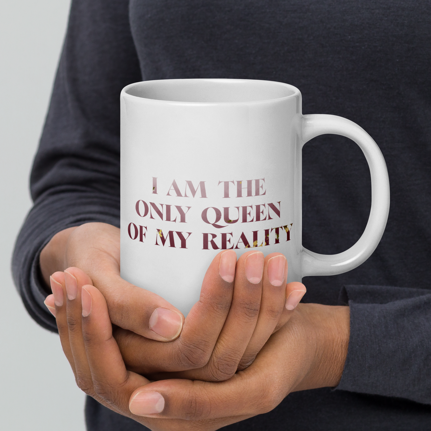 ONLY QUEEN glossy mug